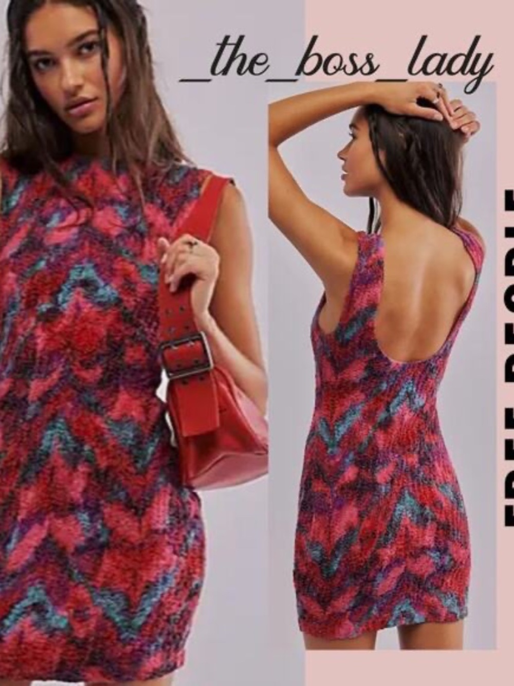 Free People Marigold Mini Dress- Tropical Combo